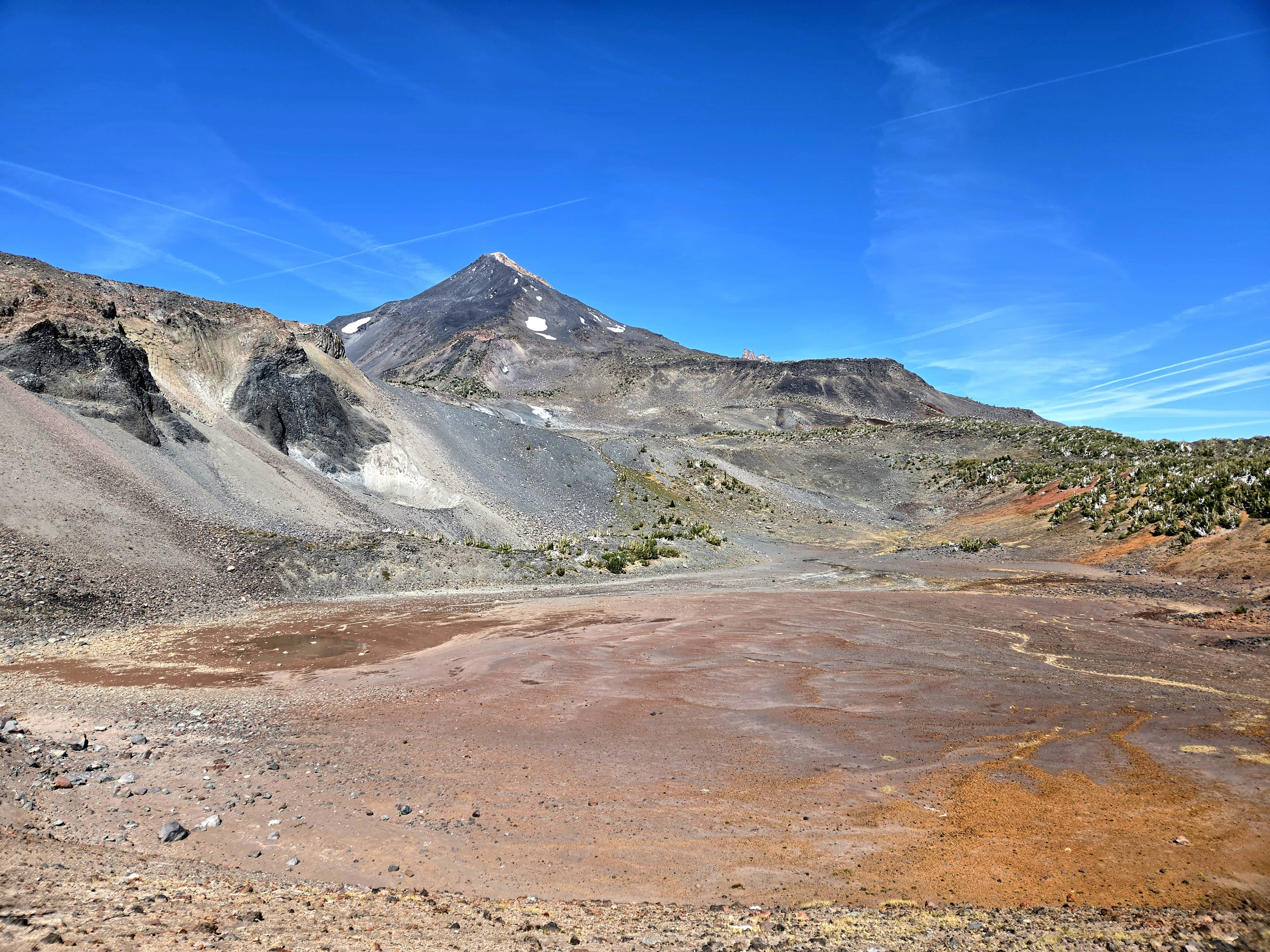 One of the dry Chambers Lakes basins below Middle Sister in September.